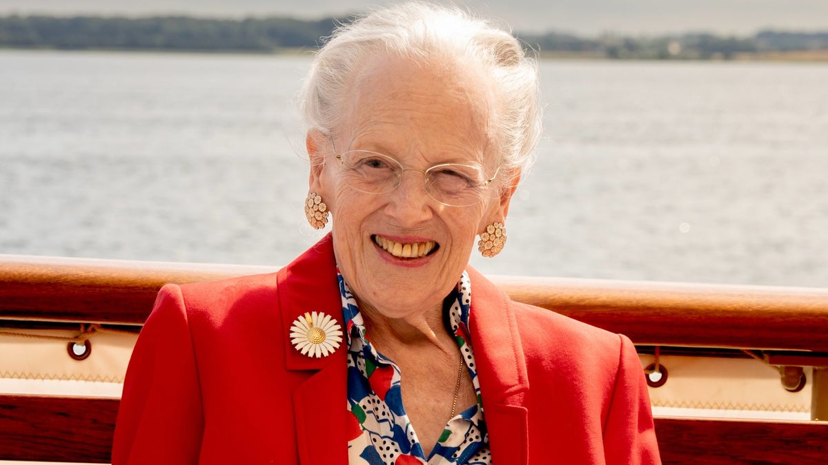 Queen Margrethe is all smiles during sentimental outing aboard the Dannebrog after Prince Christian's touching gesture