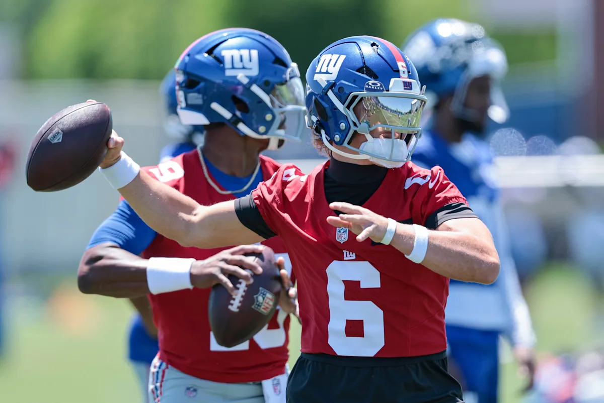 New York Giants QB Jaxson Dart commanded heavy workload during minicamp