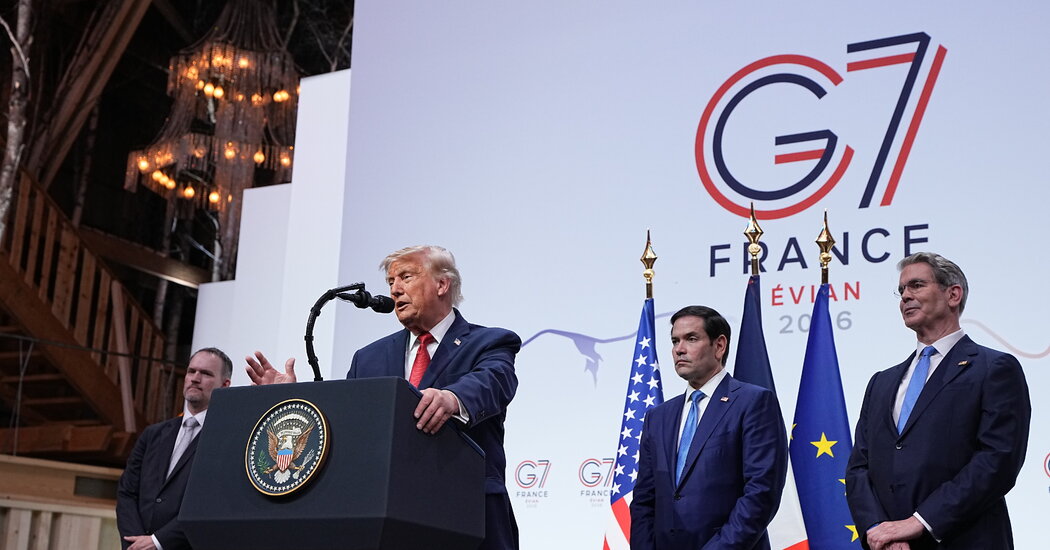 Live Updates: Trump Hails U.S.-Iran Deal at G7 Summit as U.S. Shares Details of Agreement