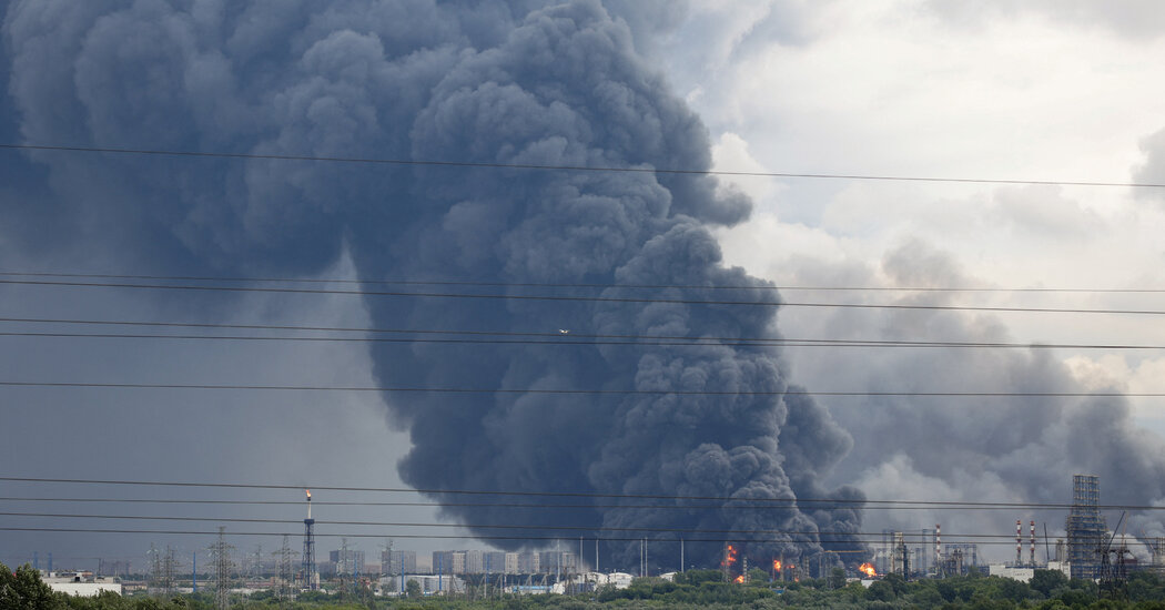 Ukraine Strikes Moscow Refinery in Large-Scale Drone Attack