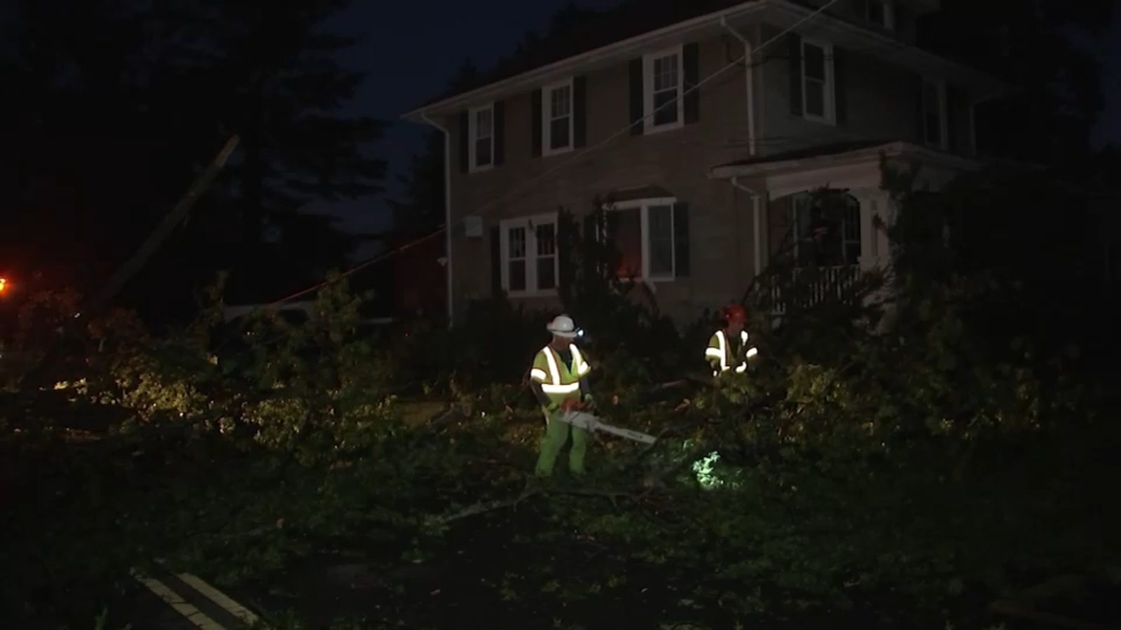 Severe storms down power lines across Hackensack, Tri-State area
