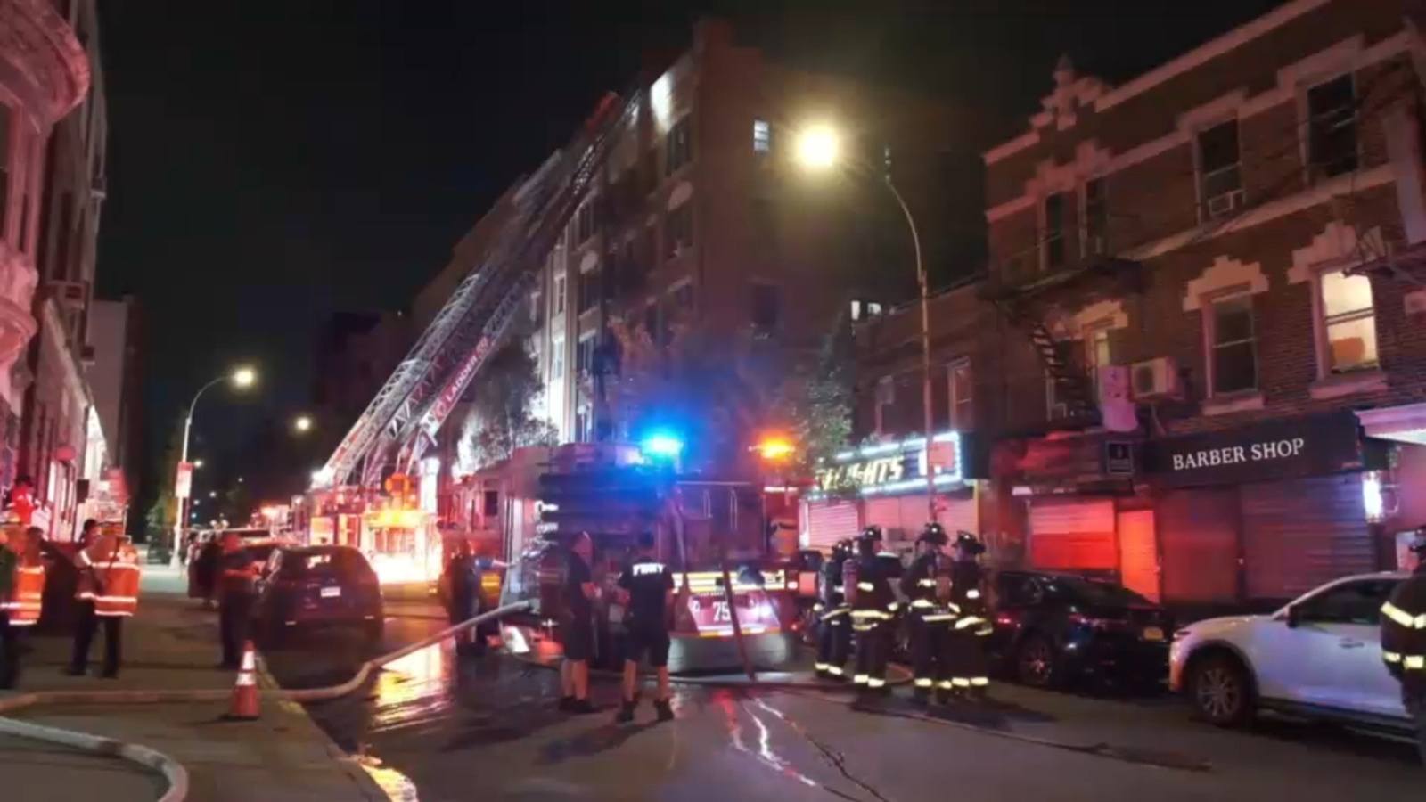 1 critically injured, another hurt in overnight Bronx apartment fire in University Heights