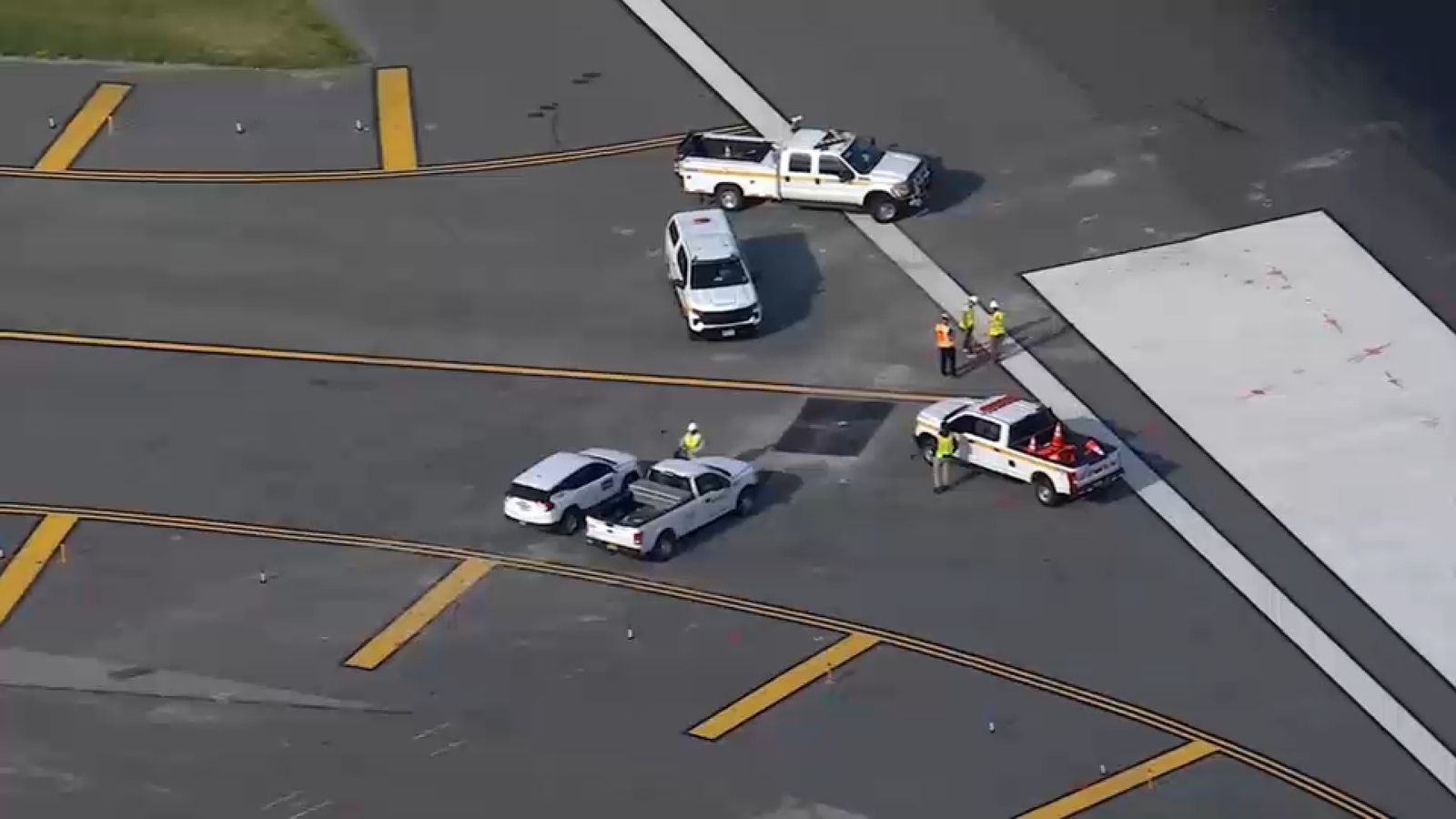 LaGuardia Airport runway 4/22 reopens after 'depression' found during inspection