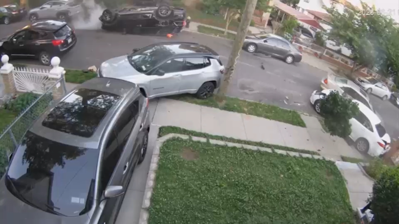 Queens residents begging for help after accidents in neighborhood continue to injure people, damage property