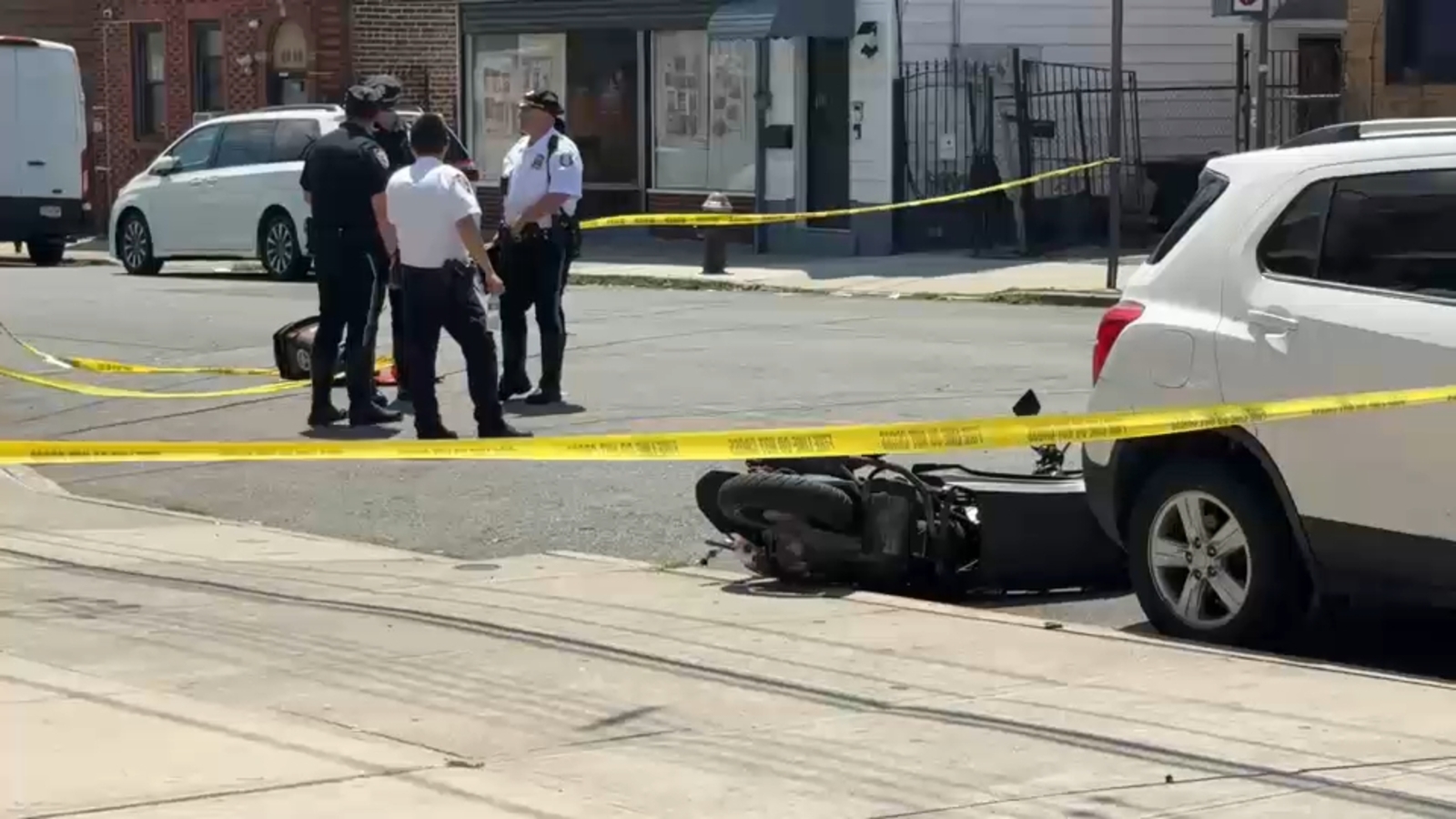 Boy, 13, killed in Flushing moped crash after swerving to avoid car door