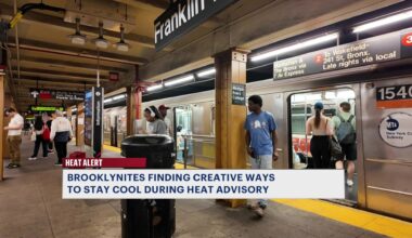 News 12 | Brooklyn | Subway Riders Find Creative Ways To Beat Nycs Heat During Their Commute