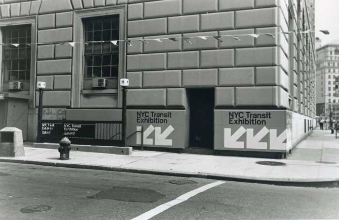 entrance to the transit museum off the street
