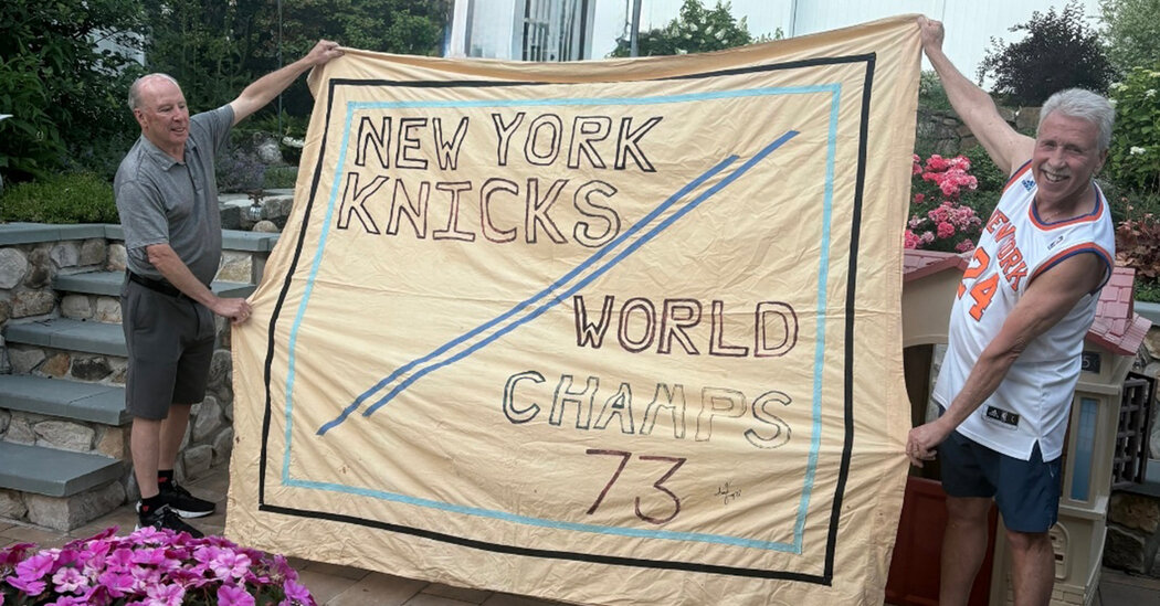 A 1973 Knicks Championship Banner and a Childhood Friendship Endure