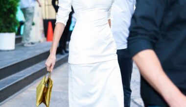Kendall Jenner Adds a Surprising Accessory to Her White NYC Look