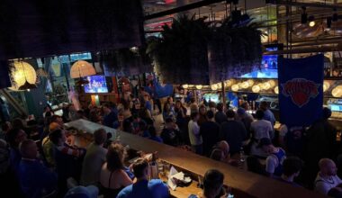 This is how London celebrated the New York Knicks’ NBA championship triumph