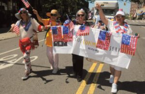 Ladies from Sunnyside Community Services proudly participated.