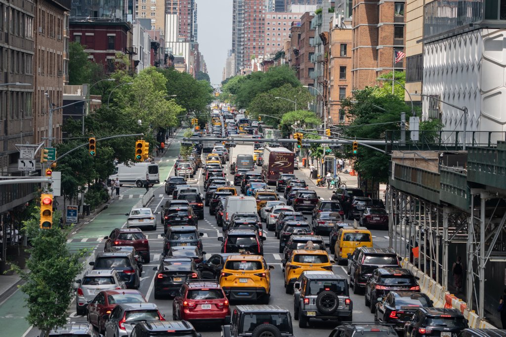Mass gridlock rocked the Big Apple Saturday with traffic snarling to a screeching halt as major Midtown streets were shuttered to facilitate travel to MetLife Stadium for the region’s first match in this year’s World Cup.