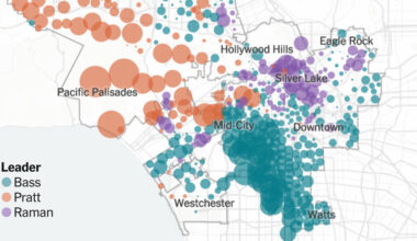 See Where the L.A. Mayoral Candidates Have Done Best So Far