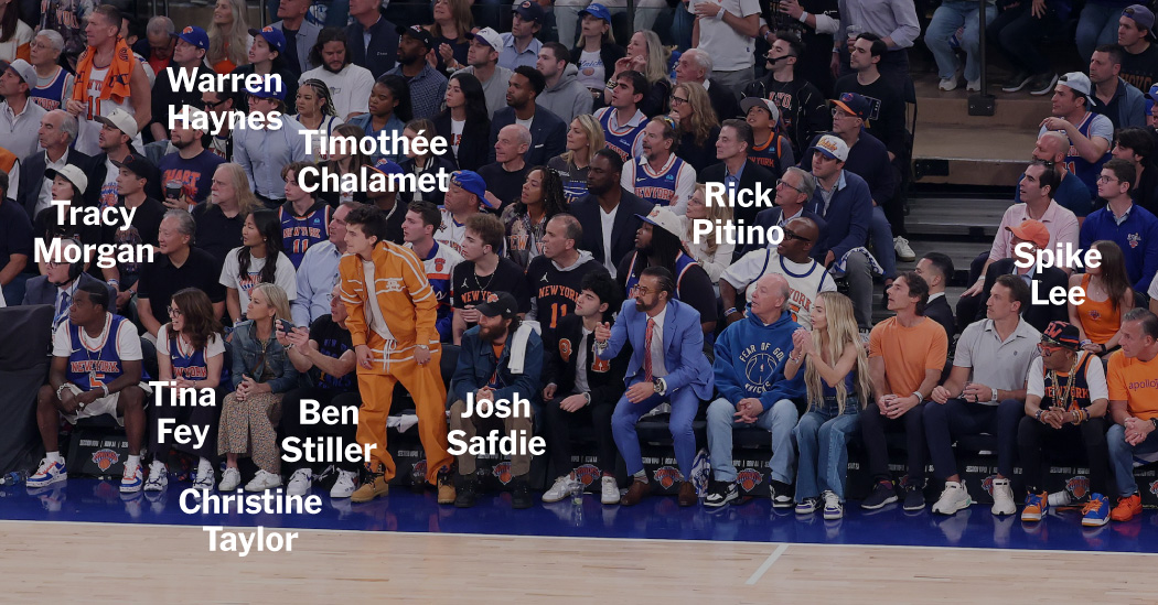 See the Famous Faces at the Knicks Game at Madison Square Garden