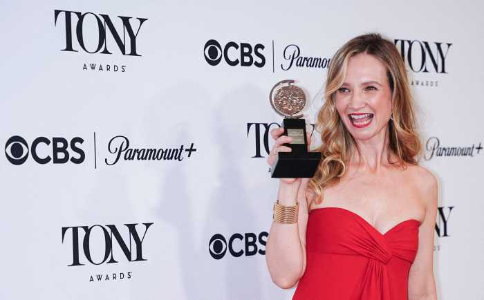 bess wohl with tony award 