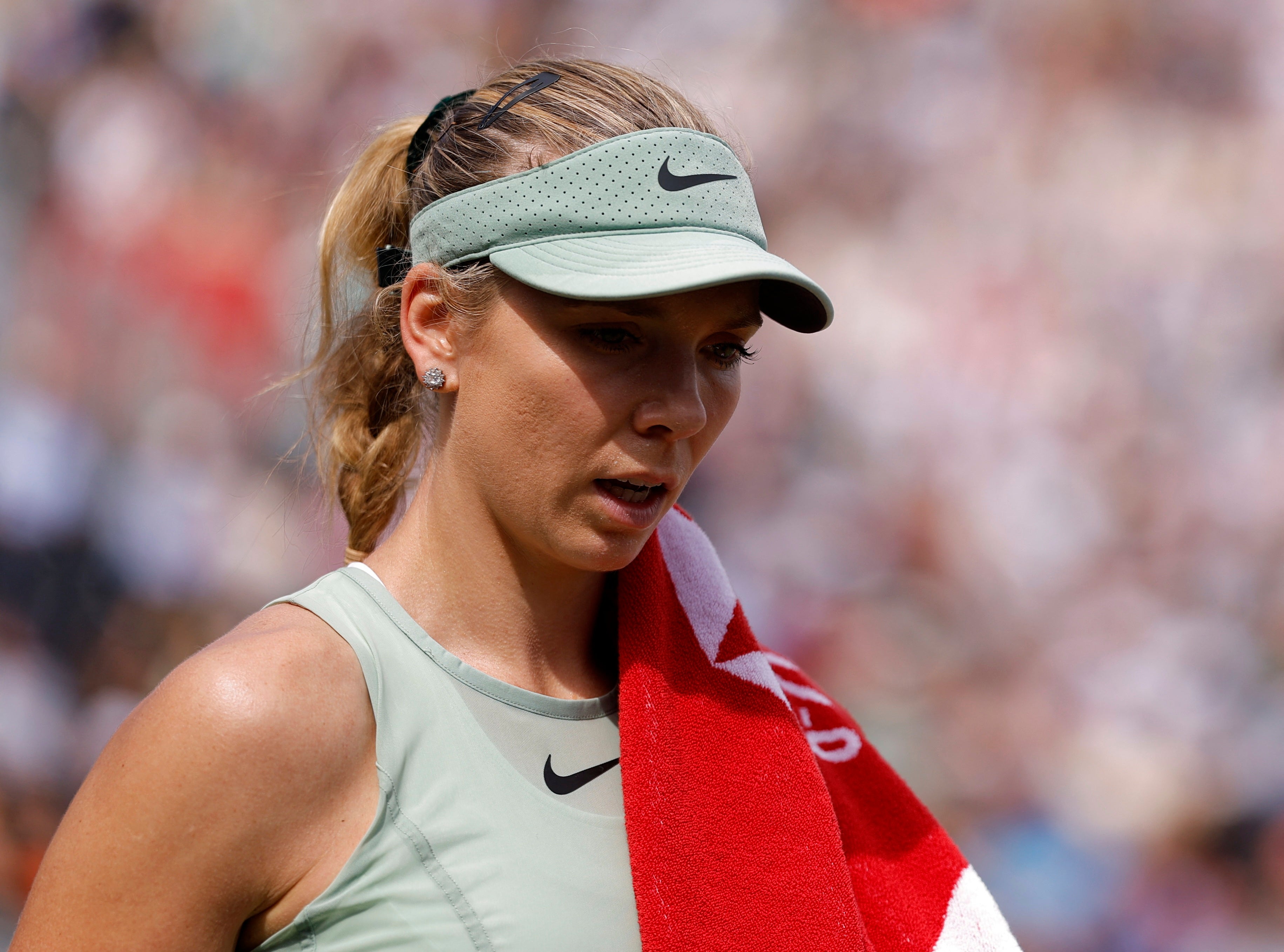 Katie Boulter fell to Donna Vekic in the semi-finals