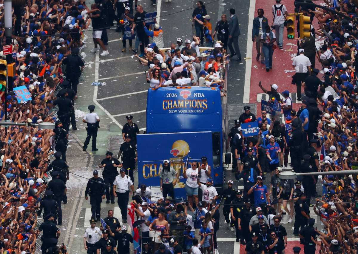 Knicks parade Canyon of Heroes