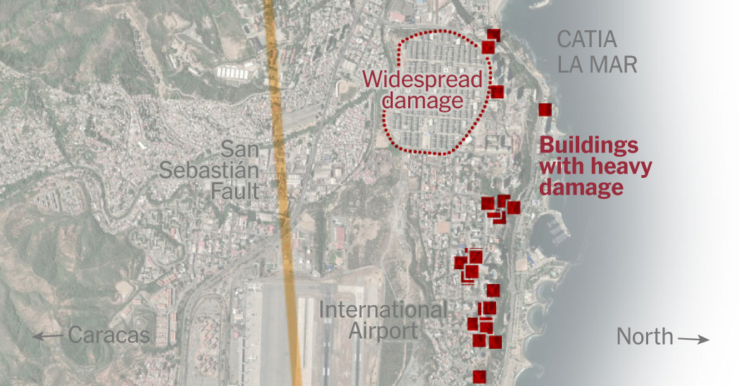 A Look Along Venezuela's Devastated Coast After Two Earthquakes