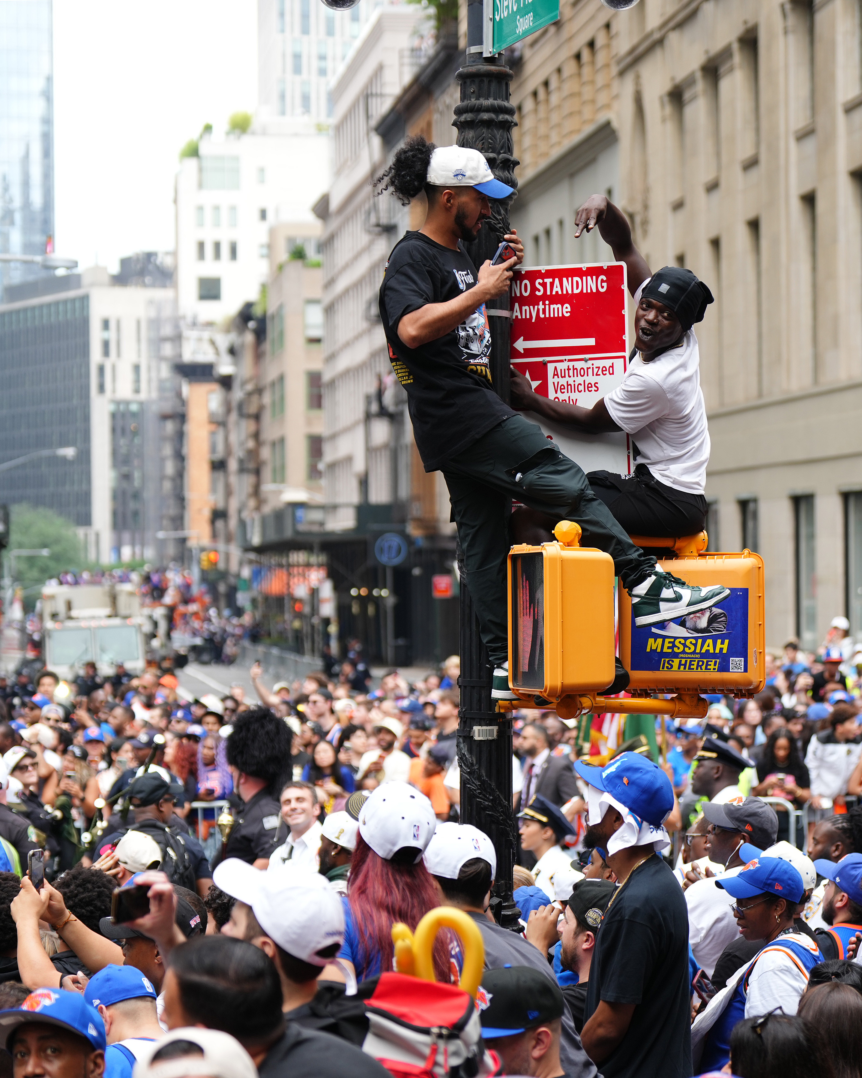 New York Knicks NBA Champions ticker-tape parade.