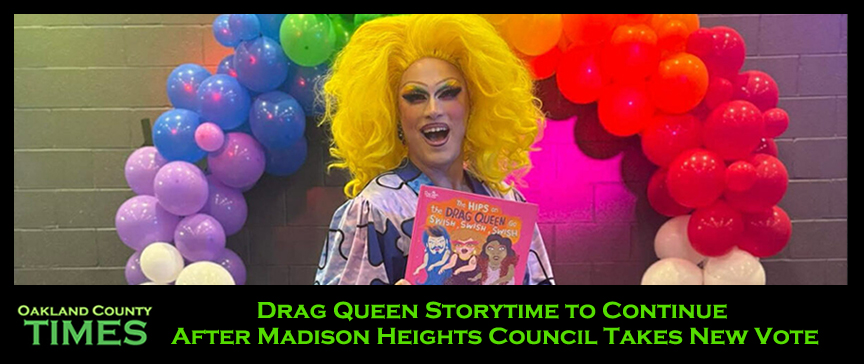 Drag Queen Storytime to Continue After Madison Heights Council Takes New Vote