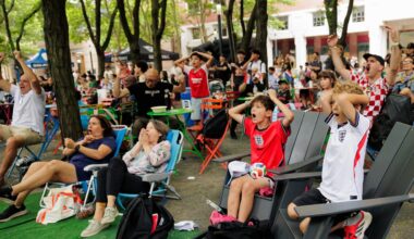 So much fun at the Kids Soccer Village & World Cup Watch Party in Downtown Brooklyn 6/17/26 | Brooklyn Bridge Parents
