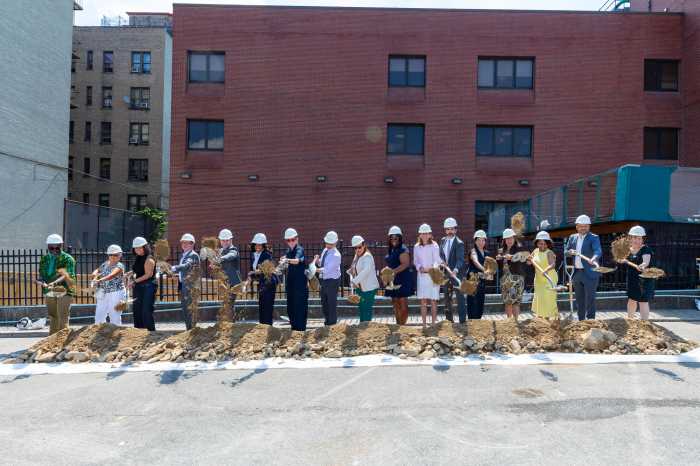 Ground breaking for River Commons. 