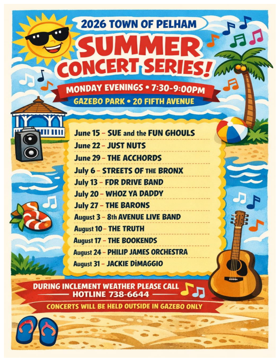 Pelham Rec's summer concert series at Gazebo Park returns on Monday, June 15