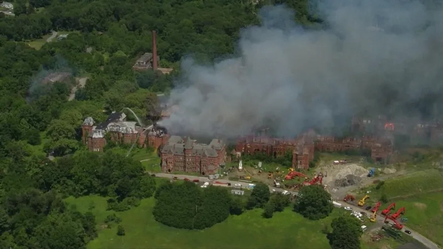 The abandoned campus, established in 1867, was put on the <a href="https://npgallery.nps.gov/NRHP/AssetDetail/e78602e2-1b0b-4f5c-b3fd-a27d044f7bc2" rel="nofollow noopener" target="_blank" data-ylk="slk:National Register of Historic Places;elm:context_link;itc:0;sec:content-canvas" data-yga="{"yLinkElement":"context_link","yModuleName":"content-canvas","yLinkText":"National Register of Historic Places"}" class="link ">National Register of Historic Places</a> in 2007 after shutting down three years earlier. (CREDIT: AIR11)
