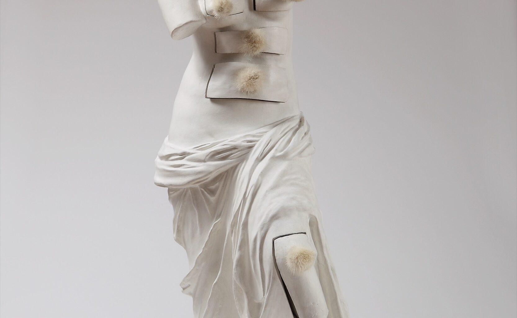 Salvador Dalí, Venus de Milo with Drawers, 1936/64. Painted bronze and mink pompoms, 38 ⅜ inches. © Salvador Dalí, Gala-Salvador Dalí Foundation / Artists Rights Society (ARS), New York.