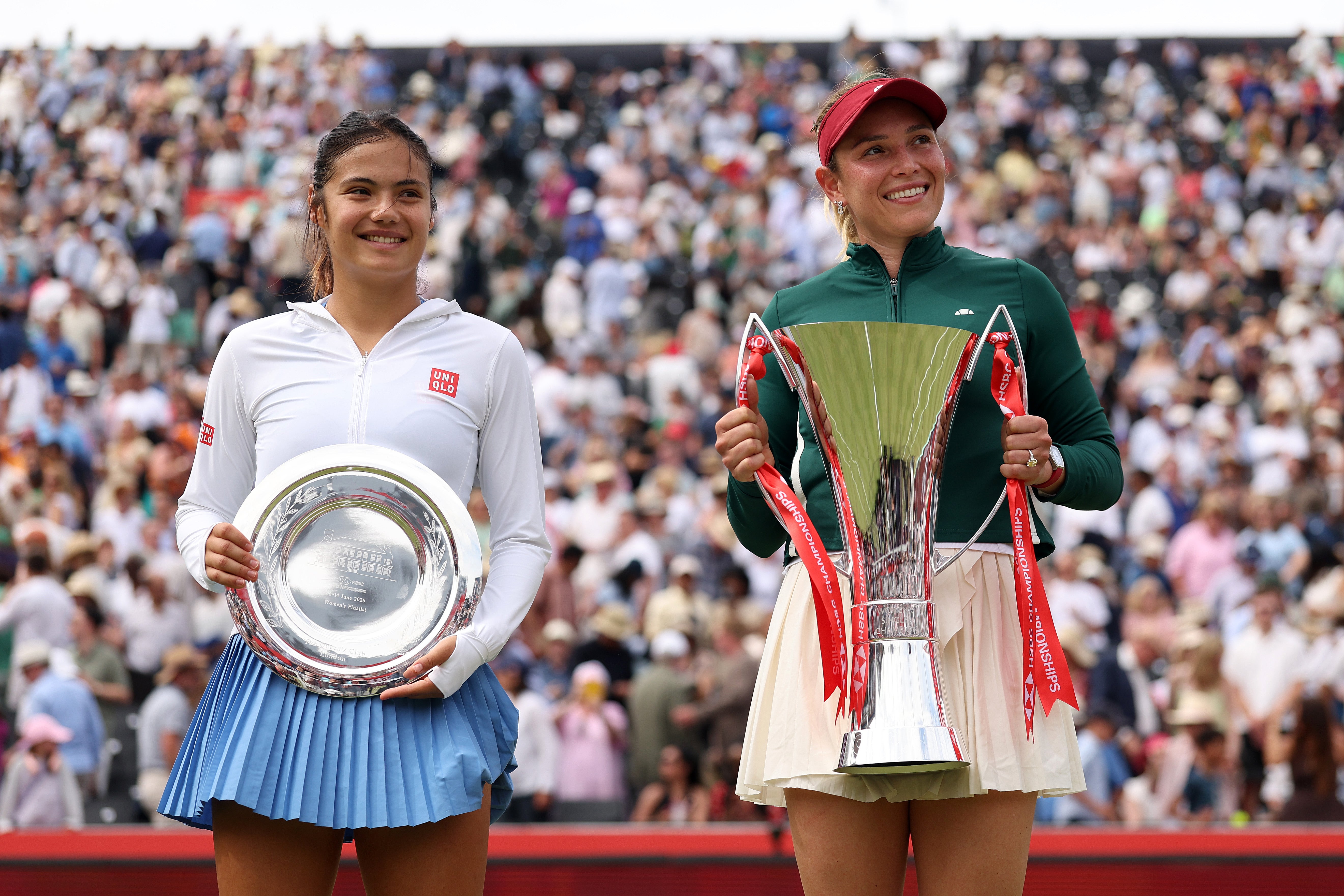 Raducanu has now reached two finals this year, losing to home favourite Cirstea in the Transylvania Open final in February
