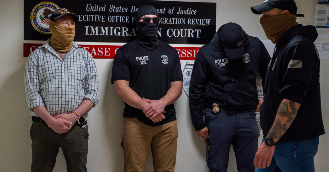 Trump Administration Sues New York State Over ICE Mask Ban