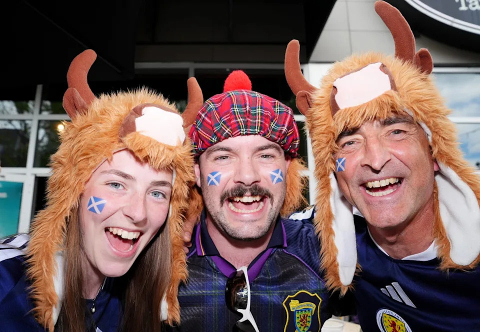 About 20,000 Scotland fans have traveled to Boston to watch Scotland’s World Cup matches (PA)