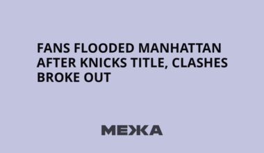 Fans flooded Manhattan after Knicks title, clashes broke out | Ukraine news