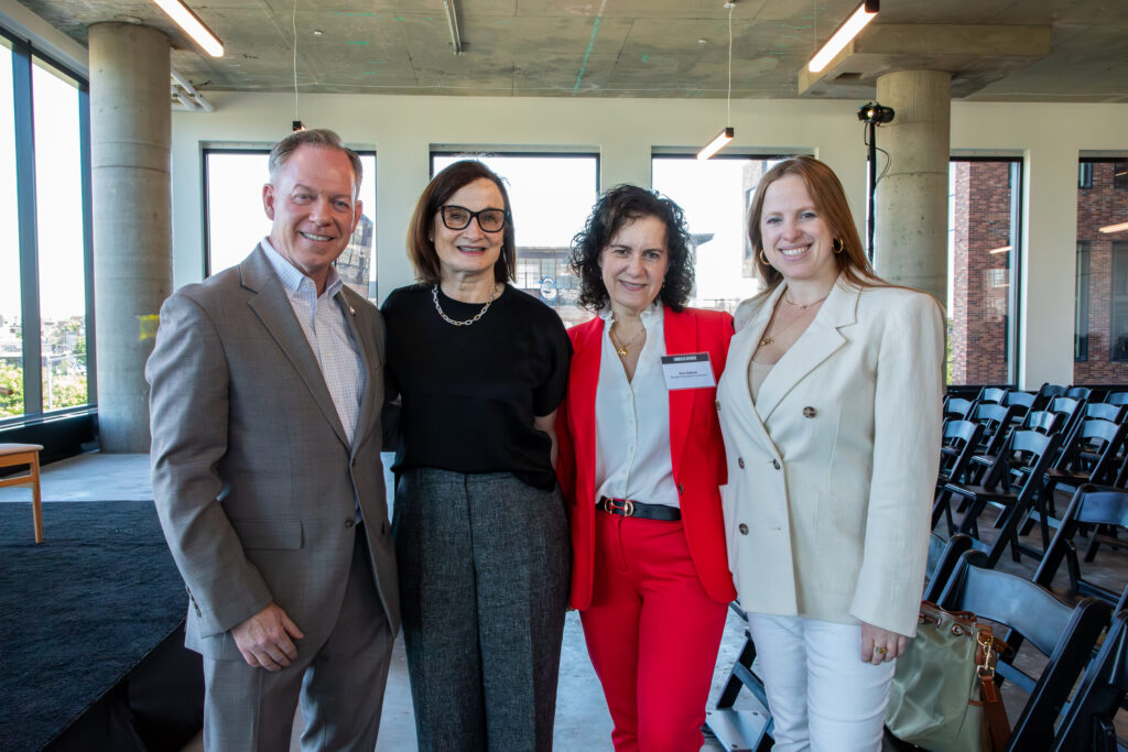 From left: Randy Peers, Regina Meyer, Dina Rabiner and Alyssa Zahler. Photo: Julie Thompson/Brooklyn Eagle