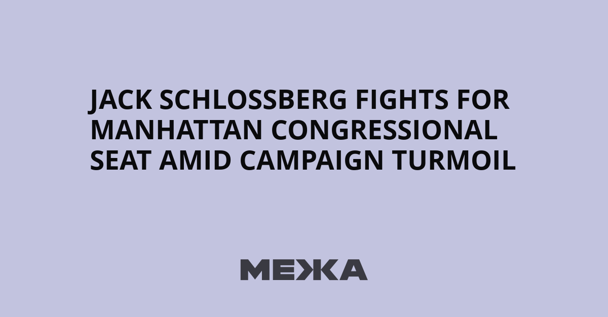 Jack Schlossberg fights for Manhattan congressional seat amid campaign turmoil | Ukraine news