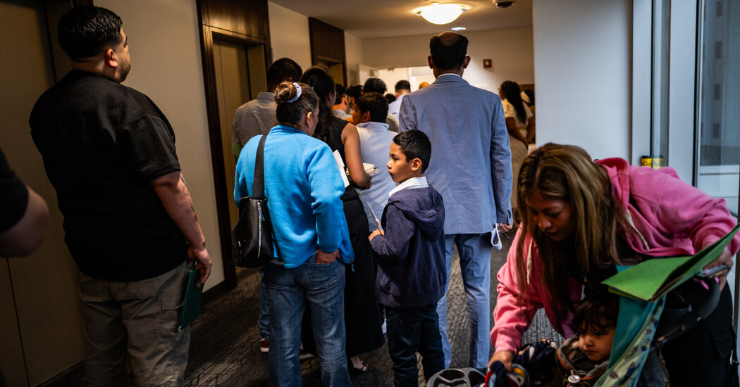 As Trump Pushes Deportations, a Skyrocketing Caseload Strains Immigration Courts
