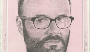Portrait of Thomas Demand, pencil on paper by Phong H. Bui.