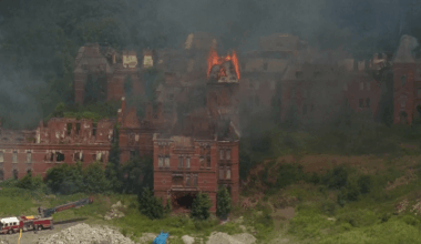 Sprawling fire consumes historic New York psychiatric center