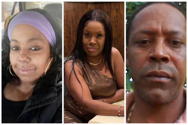Murder victims, from left, Evette Sweeney, Coleen Caesar Fields and Wayne Thomas.