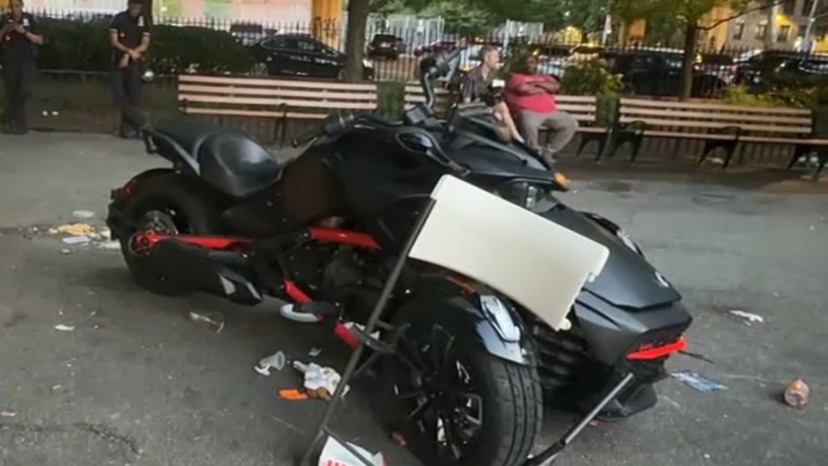 10 hurt as 3-wheel motorcycle hits people inside park – NBC New York