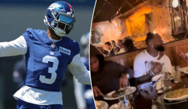 Odell Beckham Jr. wastes no time back in New York, takes entire receiver room for expensive steak dinner
