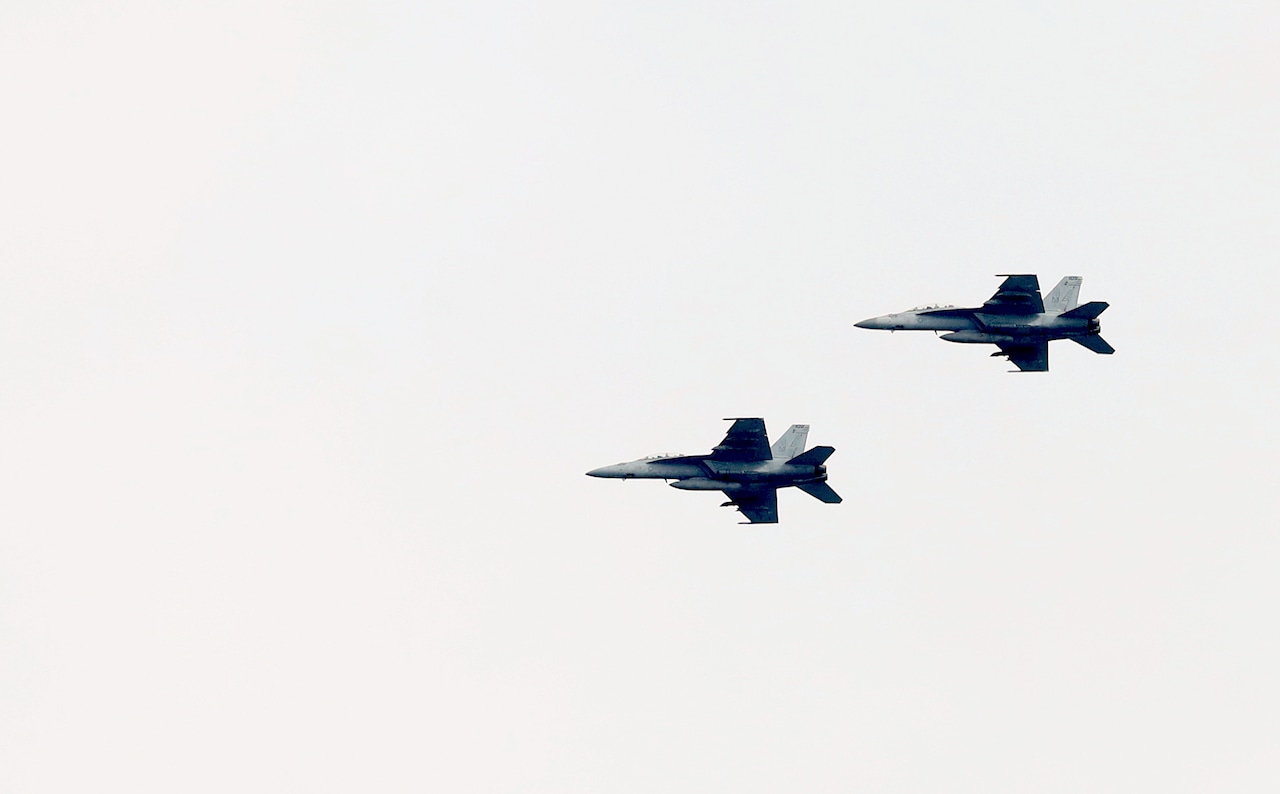 F-18 Flyover