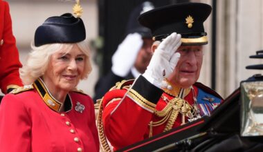 Queen Camilla Wears Queen Elizabeth's Grenadier Guards Brooch to Trooping the Colour 2026