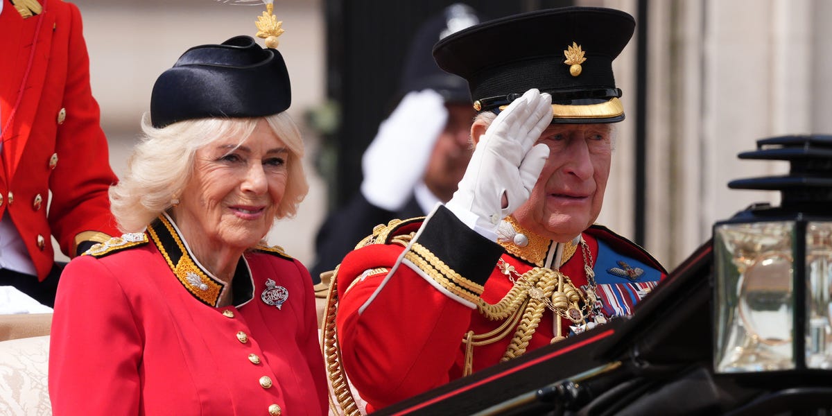 Queen Camilla Wears Queen Elizabeth's Grenadier Guards Brooch to Trooping the Colour 2026