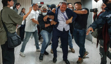 Brad Lander stands trial in New York over September arrest at ICE facility