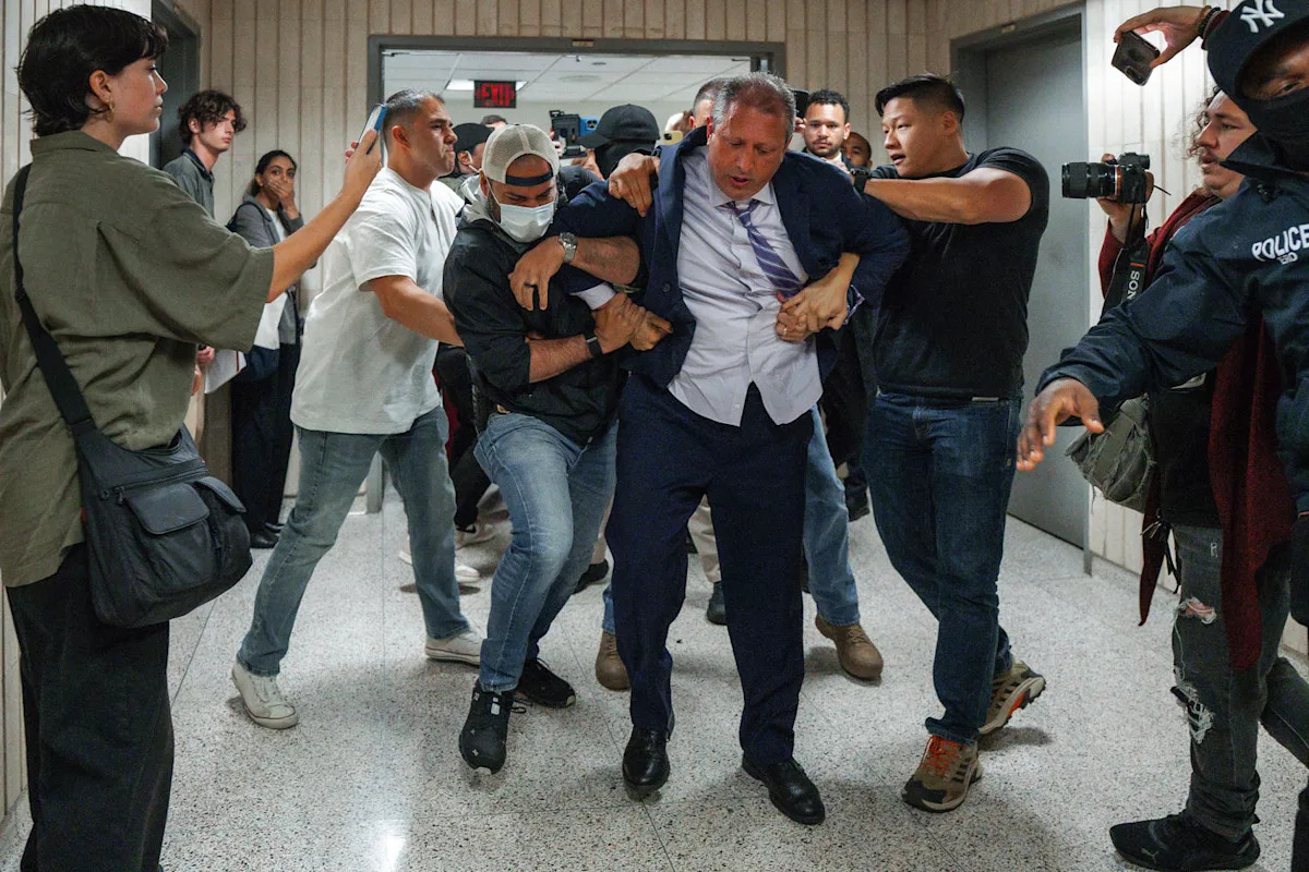 Brad Lander stands trial in New York over September arrest at ICE facility