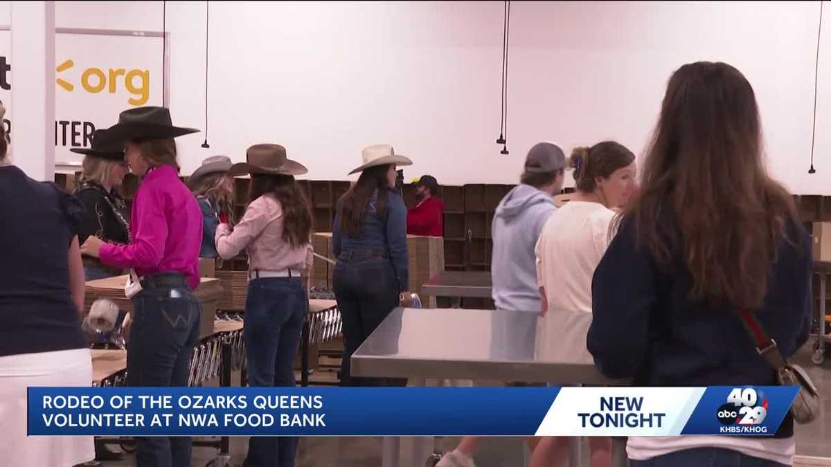 Rodeo of the Ozarks Queens help pack 4,680 meals at Northwest Arkansas Food Bank