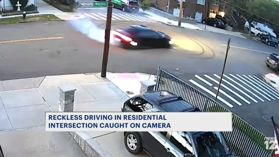 Reckless donuts at Bronx intersection leave residents on edge.