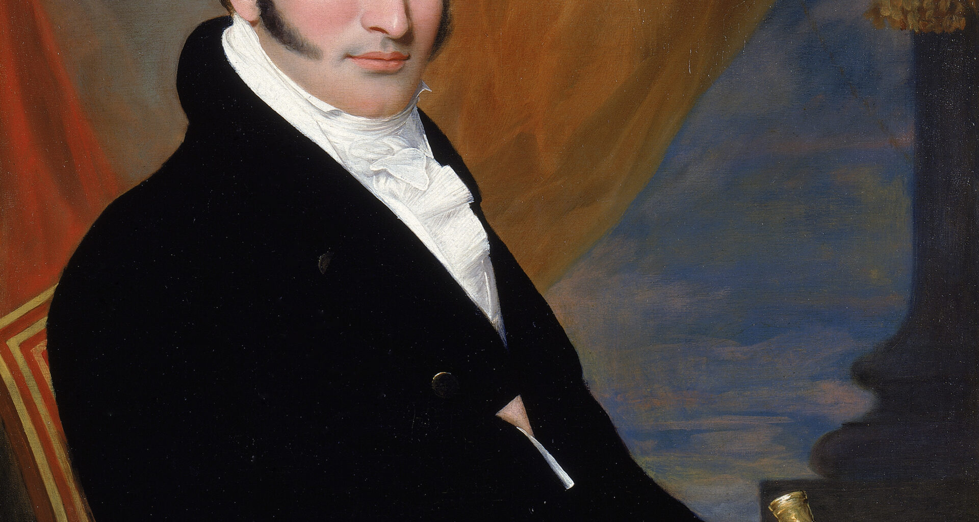 John Wesley Jarvis, Portrait of Solomon Isaacs, ca. 1813. Oil on canvas, 36 ⅝ × 28 ¼ inches. Courtesy the Jewish Museum, New York.