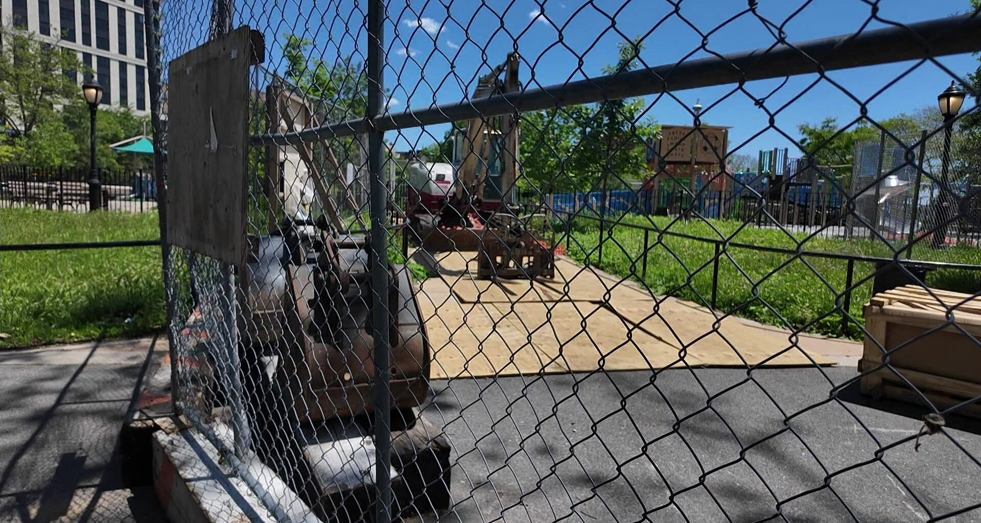 News 12 | Brooklyn | Asser Levy Park Playground Reconstruction Begins Nearly 2 Years After Fire